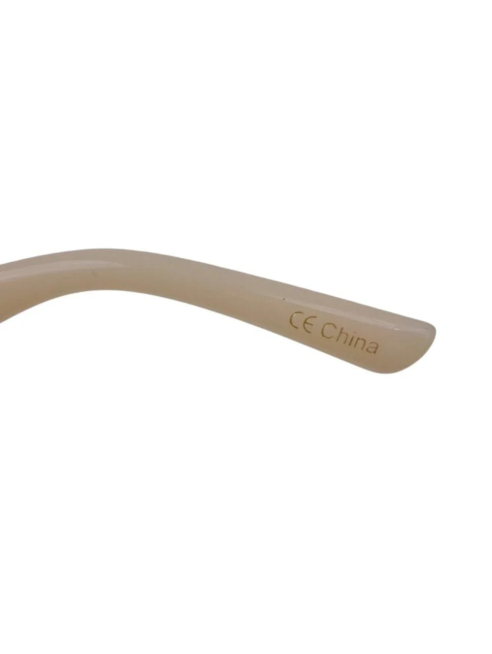 I-SEA Rosey Cat-Eye Polarized Sunglasses - Pearlized Cream Resin w/ Smoke Lenses